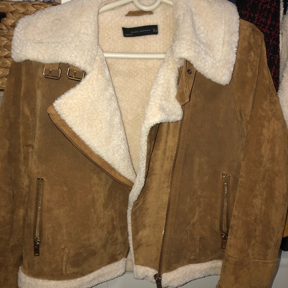 Zara woman biker jacket size L